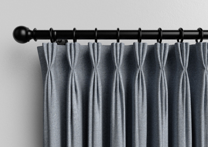 Carina, Cadet Blue - Made to Measure Curtains - Image 11